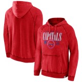 Washington Capitals hanorac de bărbați cu glugă A/LS Hoodie red - L, Fanatics Branded