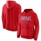 Washington Capitals hanorac de bărbați cu glugă A/LS Hoodie red - 2XL