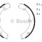 Set saboti frana, frana de mana MERCEDES E-CLASS (W211) (2002 - 2009) BOSCH 0 986 487 666