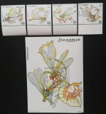 SOMALIA-INSECTE-LIBELULE-4 Val.+1 Colita**SOM 127B, Africa, Fauna