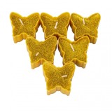 Set 25 lumanari decorative forma fluture galben Zilan ZTS8031