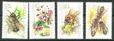 C2655 - Rusia 1989 - Albine 4v.neuzate,perfecta stare MNH foto