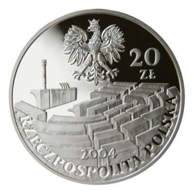 Polonia 20 zloti 2004 ,15th anniversary of the Senate , Proof, Argint .925 .28.28 g foto