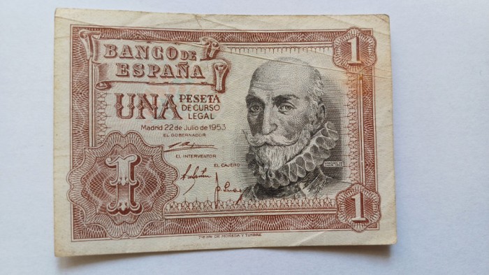 Spania -1 Peseta 1953