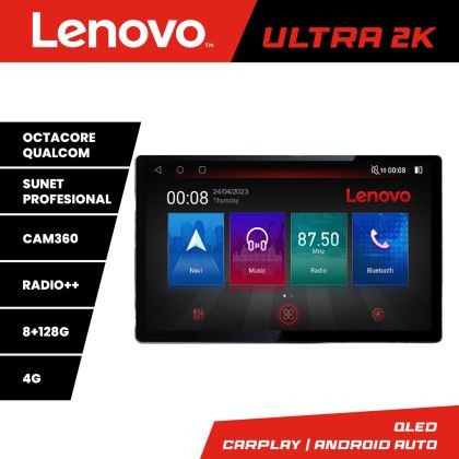Navigatie BMW Seria 3 E90 N-095 ecran 13&quot; 2K 8+128 Android Waze USB Navigatie 4G 360 Toslink Youtube Radio KIT- CarStore Technology