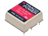 Convertor DC/DC 15W TRACO POWER - Tensiune de ieşire 15V, Protecţie SCP