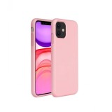 Husa silicon soft-touch compatibila cu Apple IPhone 11, Roz prafuit, ALC MOBILE