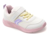 Cumpara ieftin Pantofi sport GEOX albi, J36FWB, din material textil