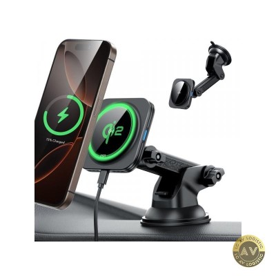 Incarcator Auto Wireless UGREEN Halolock 15W 1.67A Negru foto