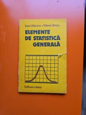 Elemente de statistică generală - Ioan Văleanu &amp; Maria Hlncu