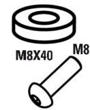 Suruburi pentru suportul de fixare al kiturilor Menabo Fix Point