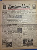 ziarul romania libera 20 iunie 1945 - legaturile lui iuliu maniu cu fascistii , fotbal bucuresti - cluj - 7 - 0
