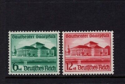 Deutsches Reich 1938 - Gautheater Saarplatz, serie neuzata foto