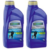 Pachet 2 litri ulei Ravenol 4T Outboardoel 10W30