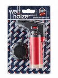 Pistol de lipit cu gaz, reincarcabil, brener rosu sau negru, arzator tip bricheta pentru flambat, lipit metale usoare etc