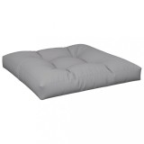 Cumpara ieftin Perna pentru paleti, gri, 80x80x12 cm, material textil