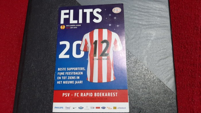 program PSV Eindhoven - Rapid