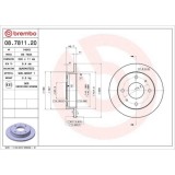 Set disc frana Hyundai Atos (Mx) 01.97-07.15, Fata, 230X11mm, plin, BREMBO