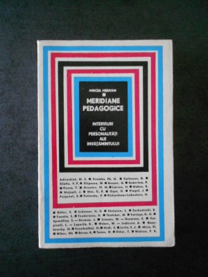 MIRCEA HERIVAN - MERIDIANE PEDAGOGICE foto