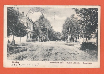 AMS @ - ILUSTRATA - BUZIAS - INTRAREA IN BAIE 1920, CIRCULATA foto