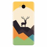 Husa silicon pentru Huawei Y6 2017, Abstract Deer