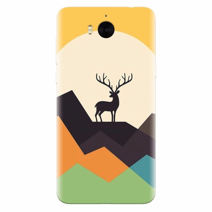 Husa silicon pentru Huawei Y5 2017, Abstract Deer