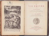 HST C83 La vie privee a Venise depuis les premiers temps ... 1882 Molmenti