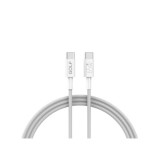 Cablu USB-C la USB-C 1m, 65W, incarcare rapida, alb