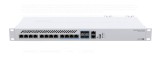 MIKROTIK 12P 10G 650 MHz SWITCH &quot;CRS312-4C+8XG-RM&quot; (timbru verde 2 lei)