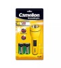 Lanterna LED 35lm Camelion FL1L2D, 2 baterii R20/D incluse, autonomie 10h, diverse culori, ideala camping, atelier, paza