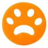 Cumpara ieftin Captator scame si par animale, forma labuta, silicon reutilizabil, diametru 7 cm, pentru haine, textile si masina de spalat, portocaliu