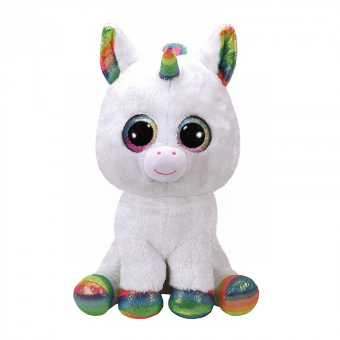 Jucarie de plus Unicorn Pixy TY, 42 cm, 3 ani+