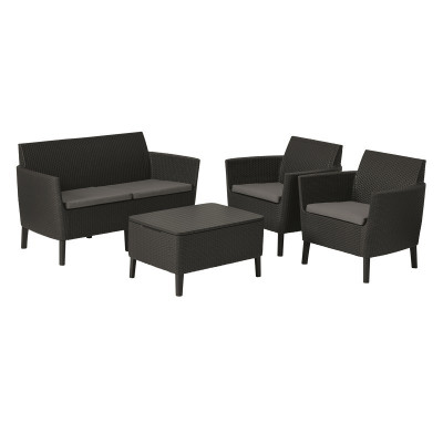 236629 KETER Set mobilier gradina graphite Salemo foto