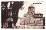 3445 - CURTEA de ARGES, Biserica NEGRU-VODA - old postcard, real Photo - unused, Necirculata, Fotografie