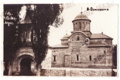 3445 - CURTEA de ARGES, Biserica NEGRU-VODA - old postcard, real Photo - unused foto