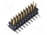 Conector SAMTEC şiruri pini tată 20 pini 1,27mm aurit SMT soclu rolă