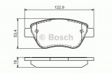 Set placute frana,frana disc LANCIA MUSA (350) (2004 - 2012) BOSCH 0 986 494 132