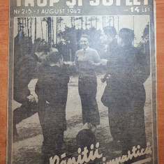 revista trup si suflet 1 august 1942-art. copii prematuri care au ajuns celebri