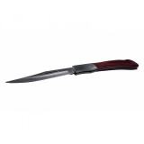 Cumpara ieftin Cutit Camping Pescuit Otel Inoxidabil 26cm + Husa Cadou - Idealstore, Argintiu, Ambidextru, Lama Blocabila