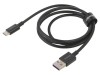 Cablu USB A la USB C 1m 66W negru, Baseus
