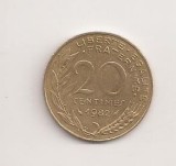 Moneda Franta - 20 Centimes 1982