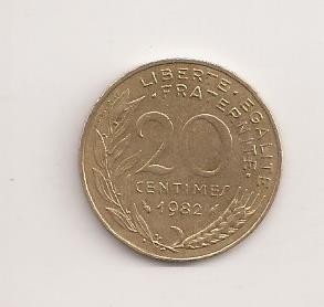Moneda Franta - 20 Centimes 1982