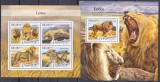 DB1 Fauna Africana Mozambic Lei MS + SS MNH, Nestampilat