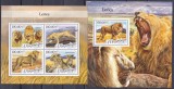 Cumpara ieftin DB1 Fauna Africana Mozambic Lei MS + SS MNH, Nestampilat