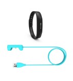 Adaptor incarcator USB pentru Fitbit Flex 2-Culoare Albastru, Otb