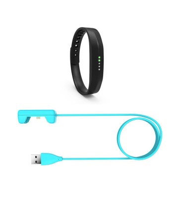 Adaptor incarcator USB pentru Fitbit Flex 2-Culoare Albastru foto