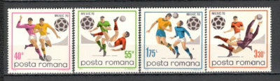 Romania.1970 C.M. de fotbal MEXIC YR.460 foto