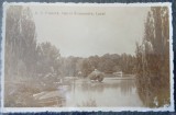 Carte postala, Craiova. lacul din parcul Romanescu, 1943