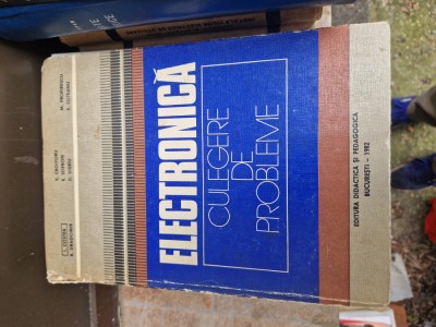 Culegere de probleme electronică vintage foto