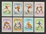 Romania 1968 - #680 J.O. de Vara Mexic 8v MNH, Nestampilat